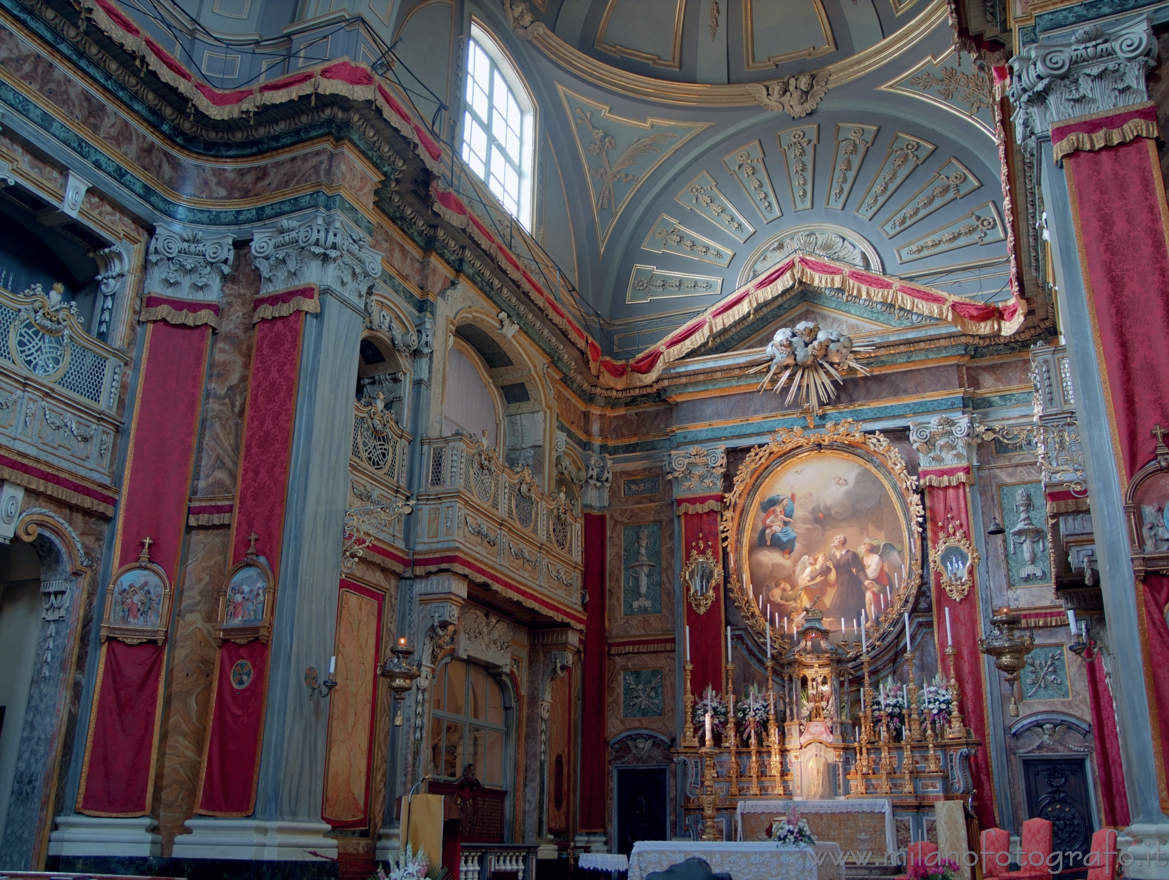 Biella (Italy): Interior of the Church of San Filippo Neri - Biella (Italy)