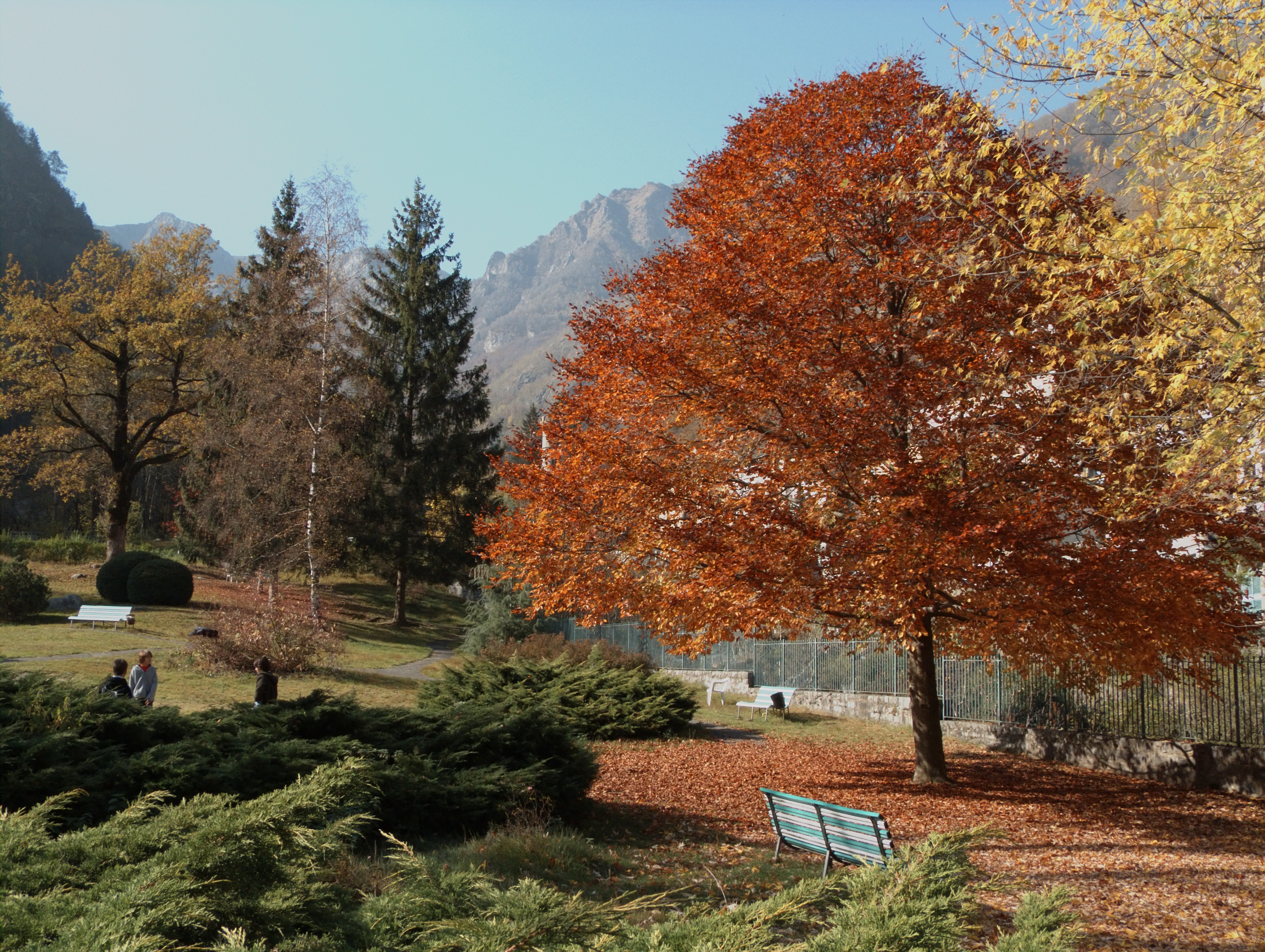 Rosazza (Biella) - Colori autunnali al parco di Rosazza