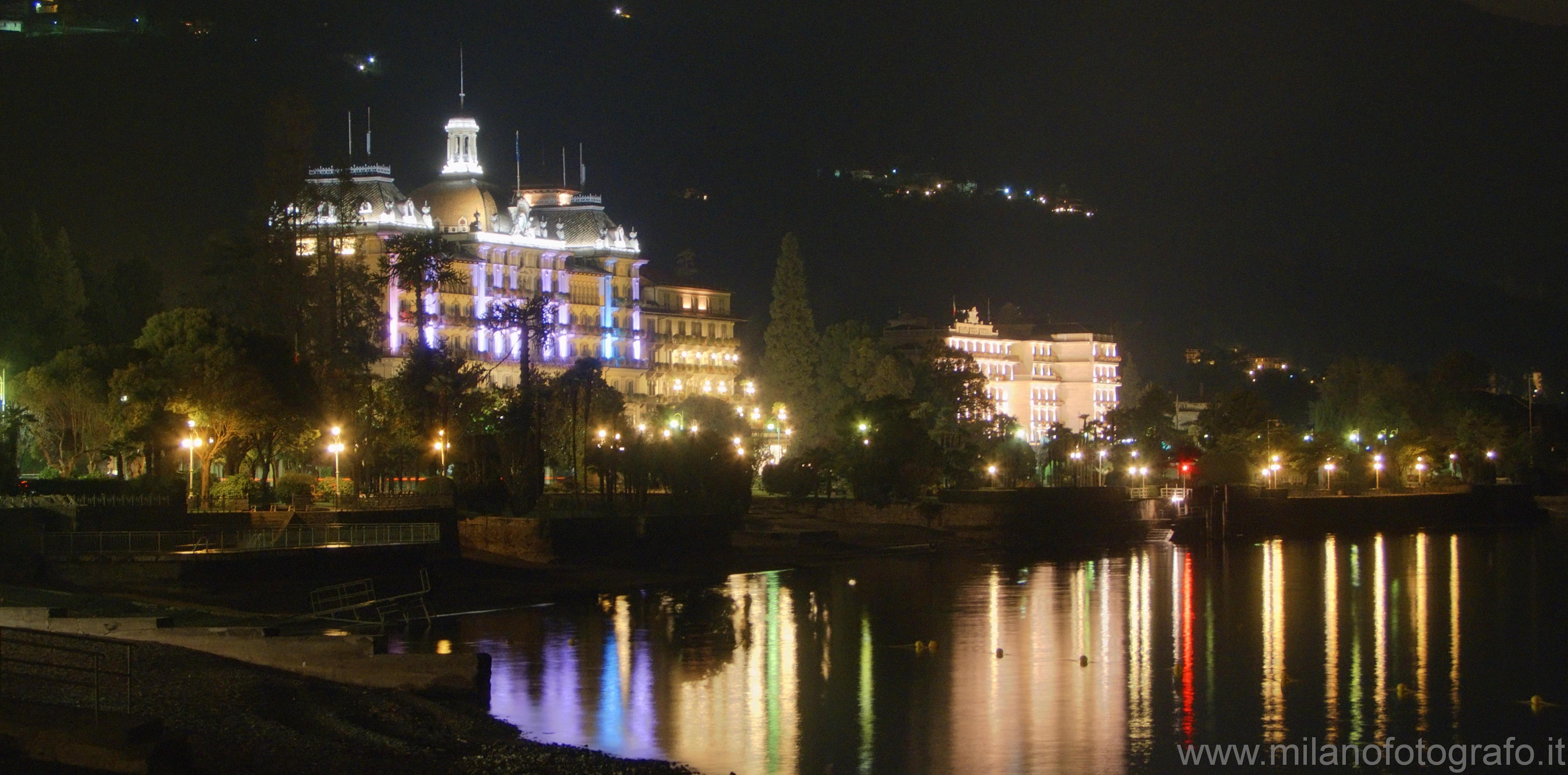 Stresa (Lake Maggiore, Italy) - Hotels ofStresa by night