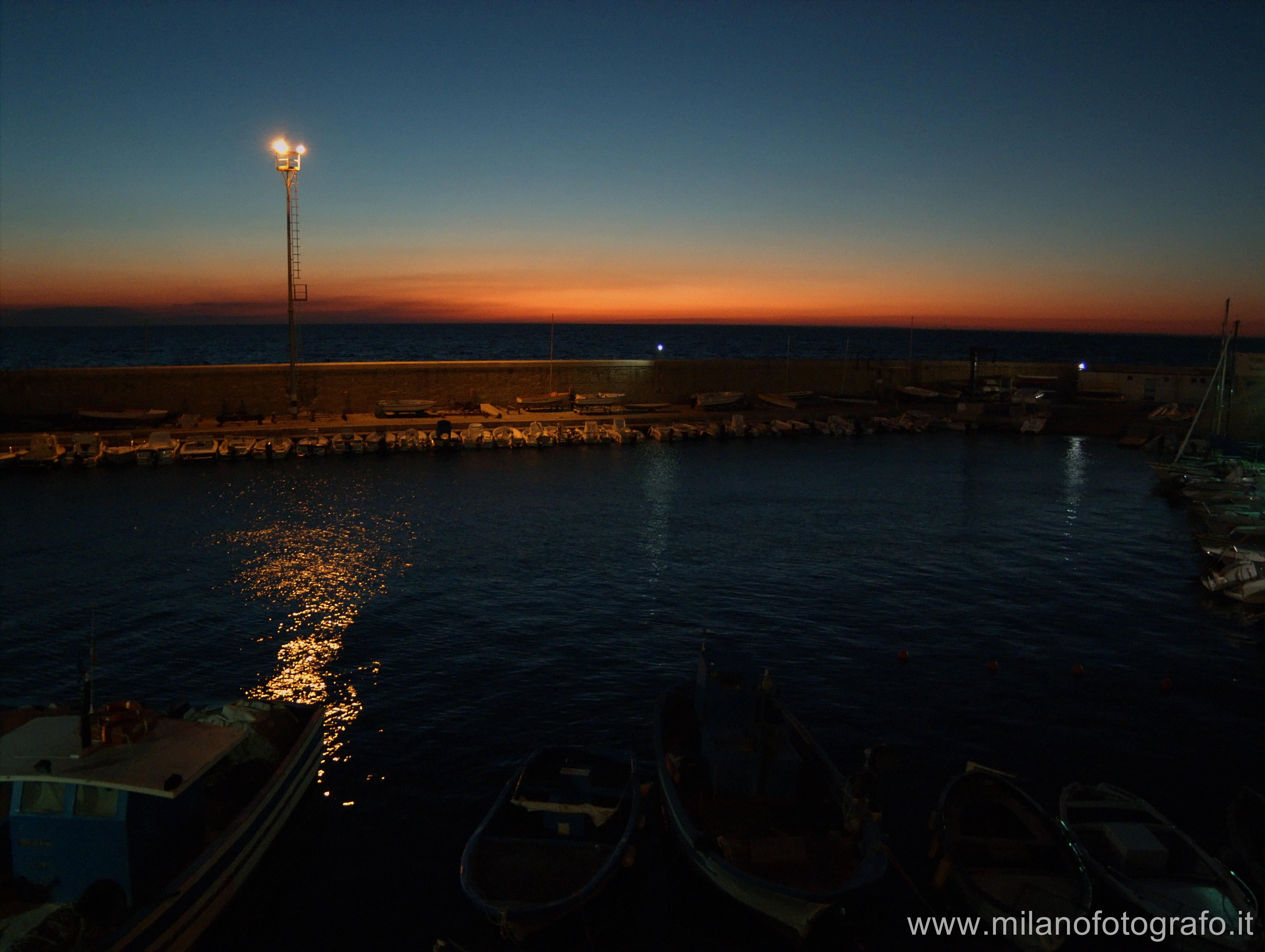 Gallipoli (Lecce, Italy) - Sunset on the turistic harbour