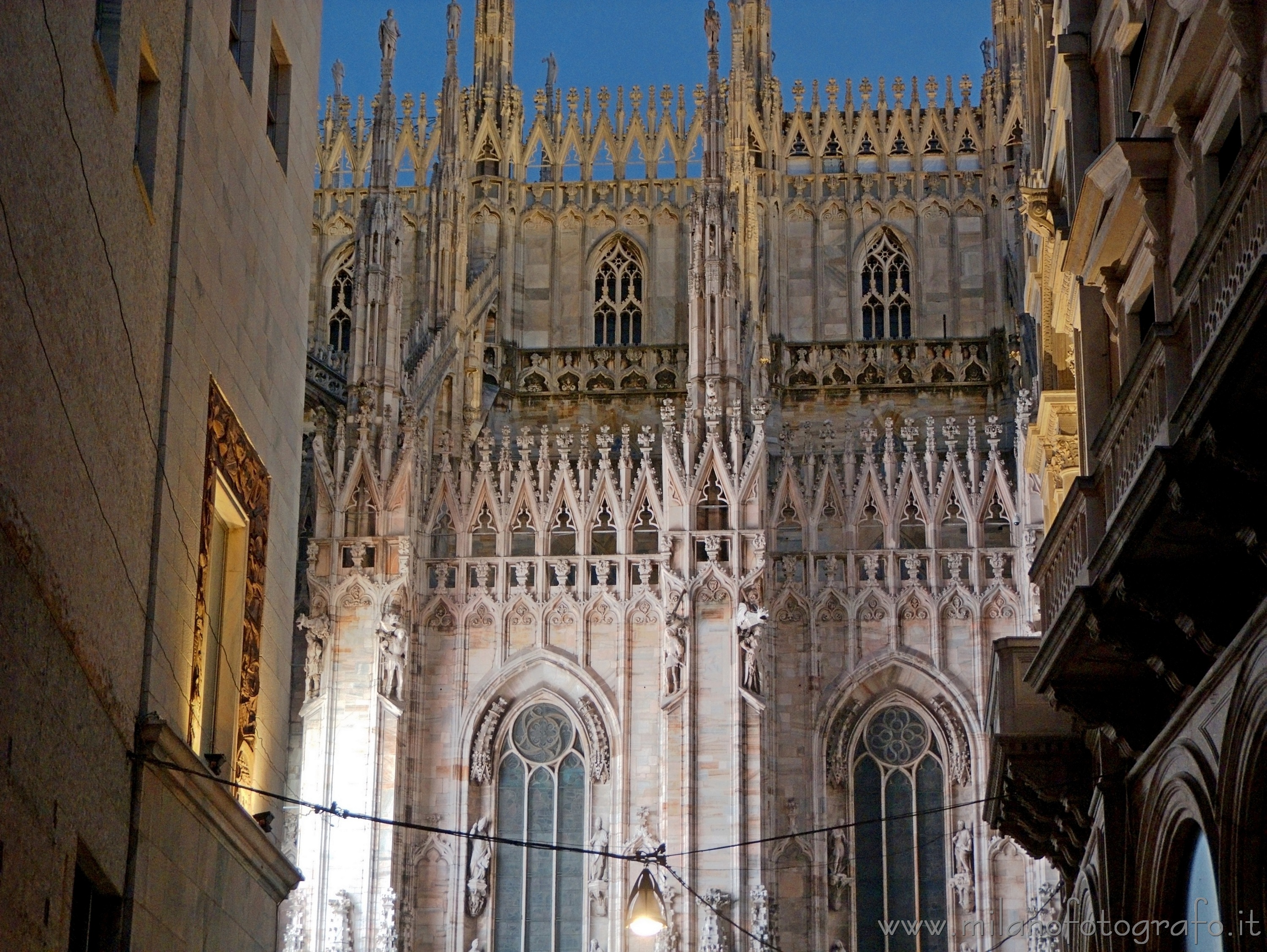 Milan (Italy): The Duomo seen from San Raffaele street - Milan (Italy)