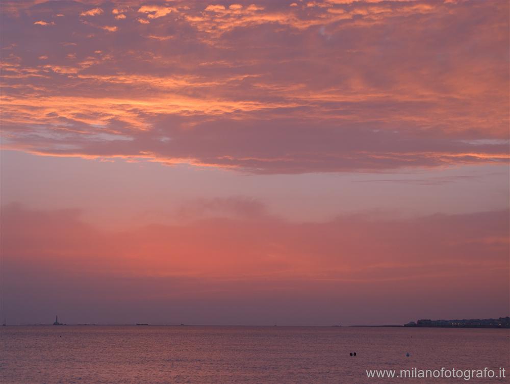 Baia Verde frazione di Gallipoli (Lecce) - Tramonto a Baia Verde (Gallipoli)