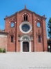 San Giuliano Milanese (Milan, Italy): Facade of the Abbey of Viboldone
