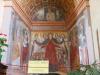 Benna (Biella): Affreschi  della Madonna delle Misericordia nella Chiesa di San Pietro