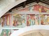 Novara: Affreschi sulla metà sinistra dell'arcone della chiesa del Convento di San Nazzaro della Costa