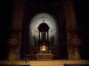 Milan (Italy): Altar and aps of the Basilica of San Simpliciano by night
