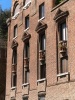 Milan (Italy): Balconies of Fidia Palace in the Quadrilateral of Silence
