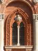 Milano: Una delle finestre gotiche dell'ex Ospedale Ca'granda