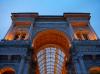 Milan (Italy): The entrance of Galleria Vittorio Emanuele