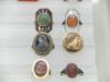 Milan (Italy): Rings of the collection of ancient jewels in the Museum Poldi Pezzoli