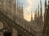 Milan (Italy): The spires of the Duomo