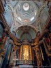 Milan (Italy): Apse and dome of the Carmine Chapel in the homonymous church