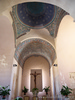 Casarano (Lecce, Italy): Presbytery and apse  of the Church of Santa Maria della Croce