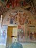 Collobiano (Vercelli, Italy): Left wall of the gothic chapel in the Church of St. George