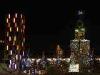 Milan (Italy): The Castle and Cairoli Square decorated for Christmas