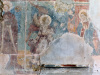 Lenta (Vercelli): Affresco dell'Annunciazione nel Castello Monastero benedettino di San Pietro