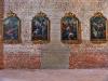Milan (Italy): Four of the paintings of the baroque via crucis in the Basilica of San Simpliciano