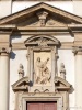 Milan (Italy): Central part of the facade of the Church of San Giuseppe