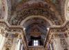 Milan (Italy): Triumph arch and frescoed ceiling of the presbytery of the Church of Sant'Antonio Abate
