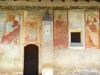Momo (Novara, Italy): Frescoes on the right wall of the Oratory of the Holy Trinity