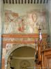 Novara (Italy): Renaissance frescoes and decorations at the first right chapel the Church of the Convent of San Nazzaro della Costa