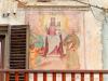 Quittengo fraction of Campiglia Cervo (Biella, Italy): Fresco of the Virgin of Oropa on a wall of a house