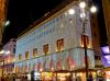 Milan (Italy): Rinascente store covered with Christmas lights