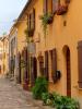 San Giovanni in Marignano (Rimini, Italy): Old houses in Fabbro street