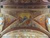 Carpignano Sesia (Novara): Dettaglio del variopinto soffitto della Chiesa di Santa Maria Assunta
