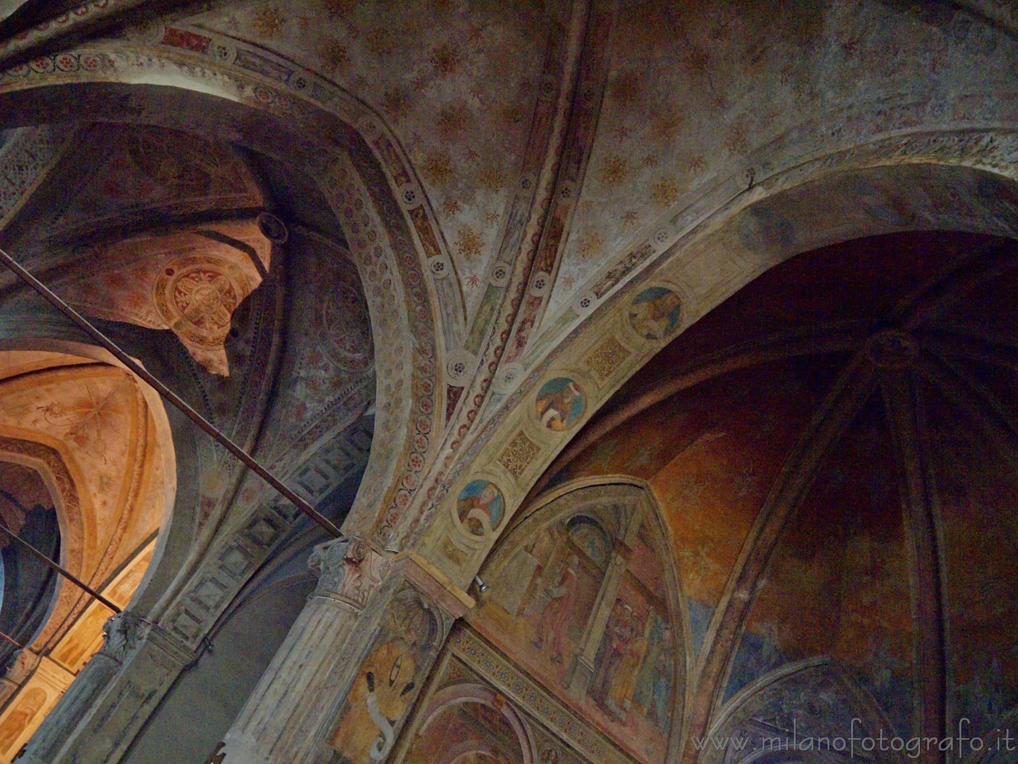 Milan (Italy): Voults covered with frescos in San Pietro in Gessate - Milan (Italy)