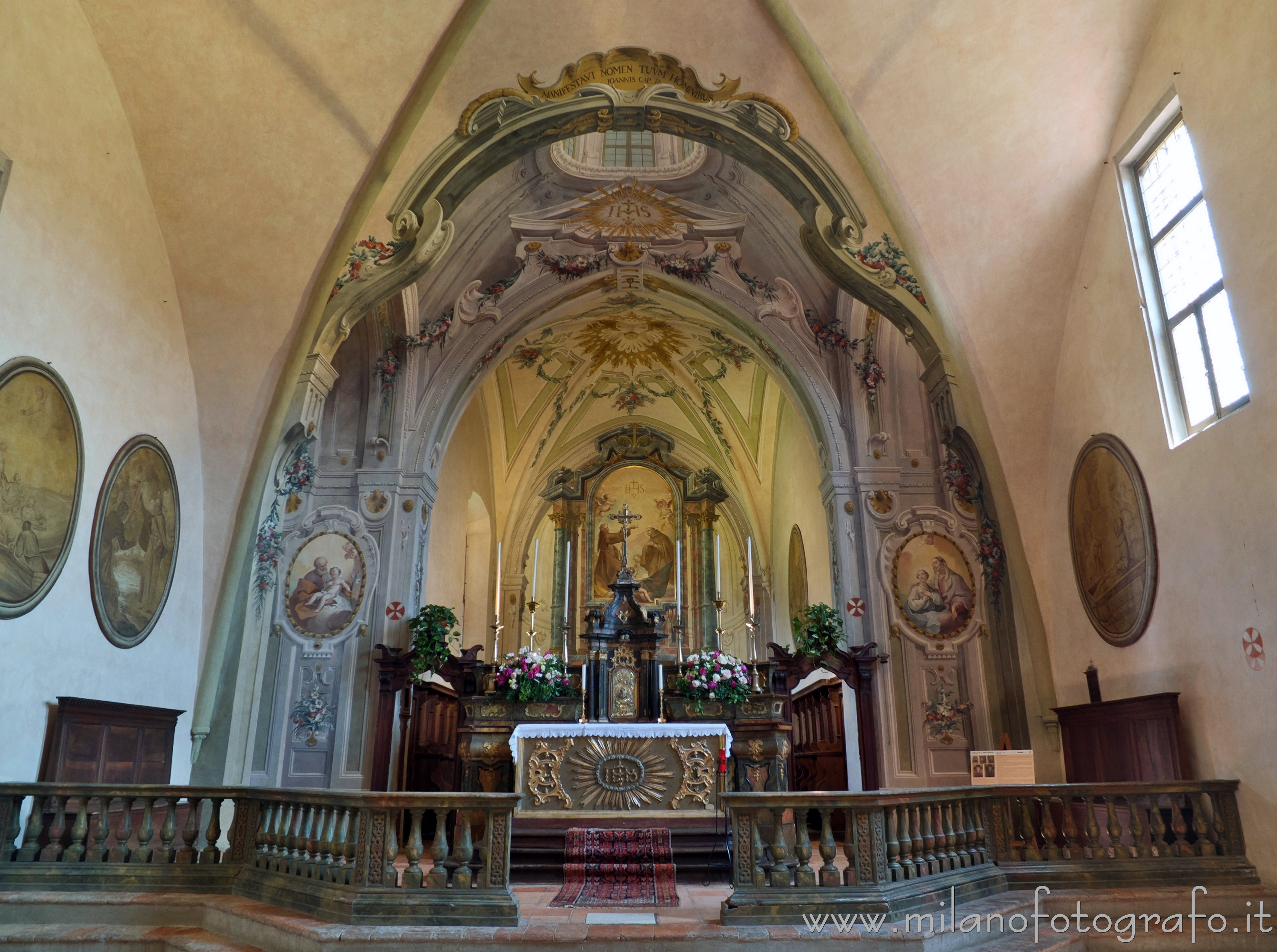 Caravaggio (Bergamo, Italy): Presbytery of the Church of San Bernardino - Caravaggio (Bergamo, Italy)