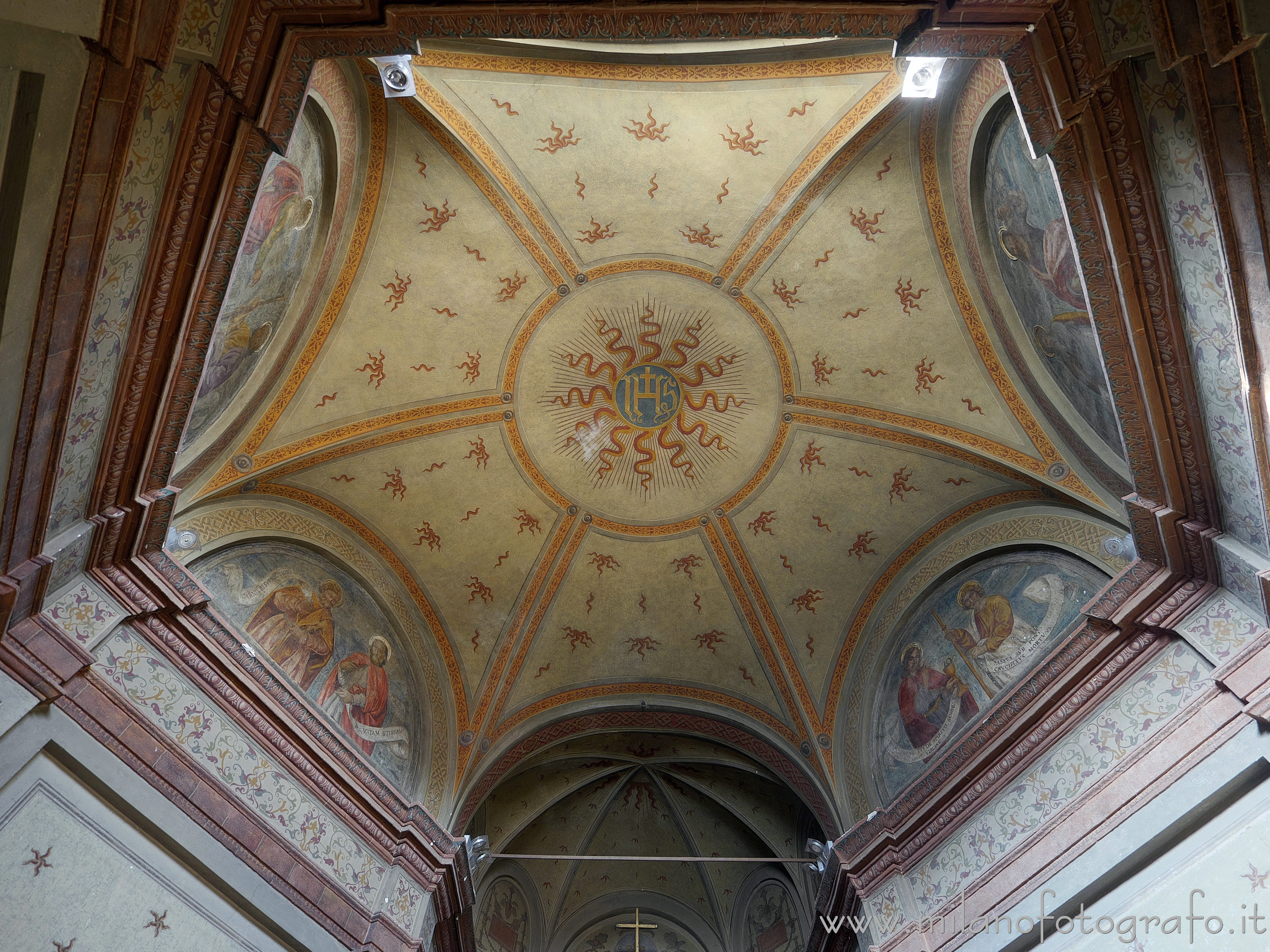 Caravaggio (Bergamo, Italy): Vault of the Church of Santa Liberata - Caravaggio (Bergamo, Italy)