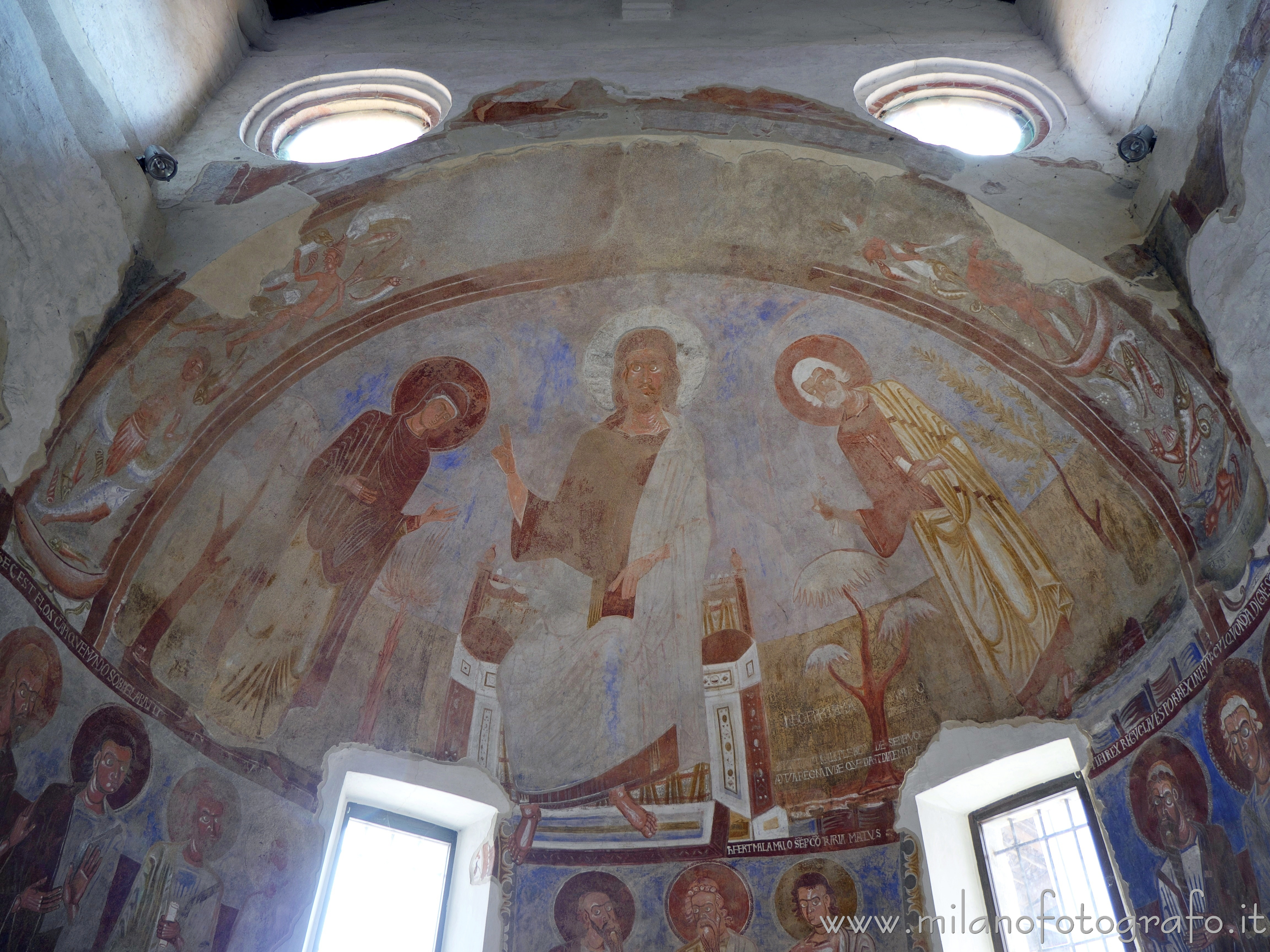 Carpignano Sesia (Novara, Italy): Apsidal basin of the central apse of the St. Peter's Church - Carpignano Sesia (Novara, Italy)