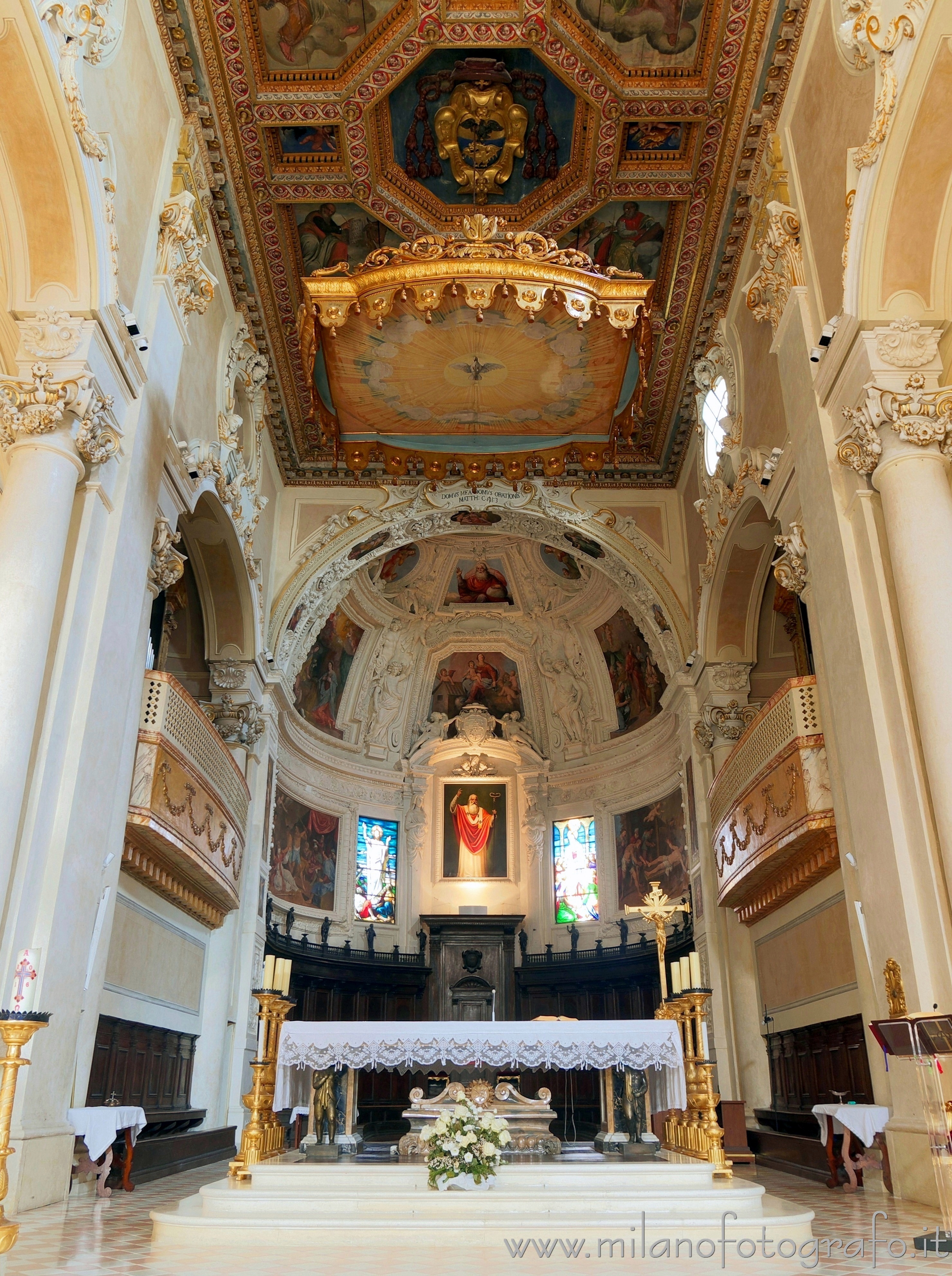 Recanati (Macerata, Italy): Presbytery of the Concathedral of San Flaviano - Recanati (Macerata, Italy)