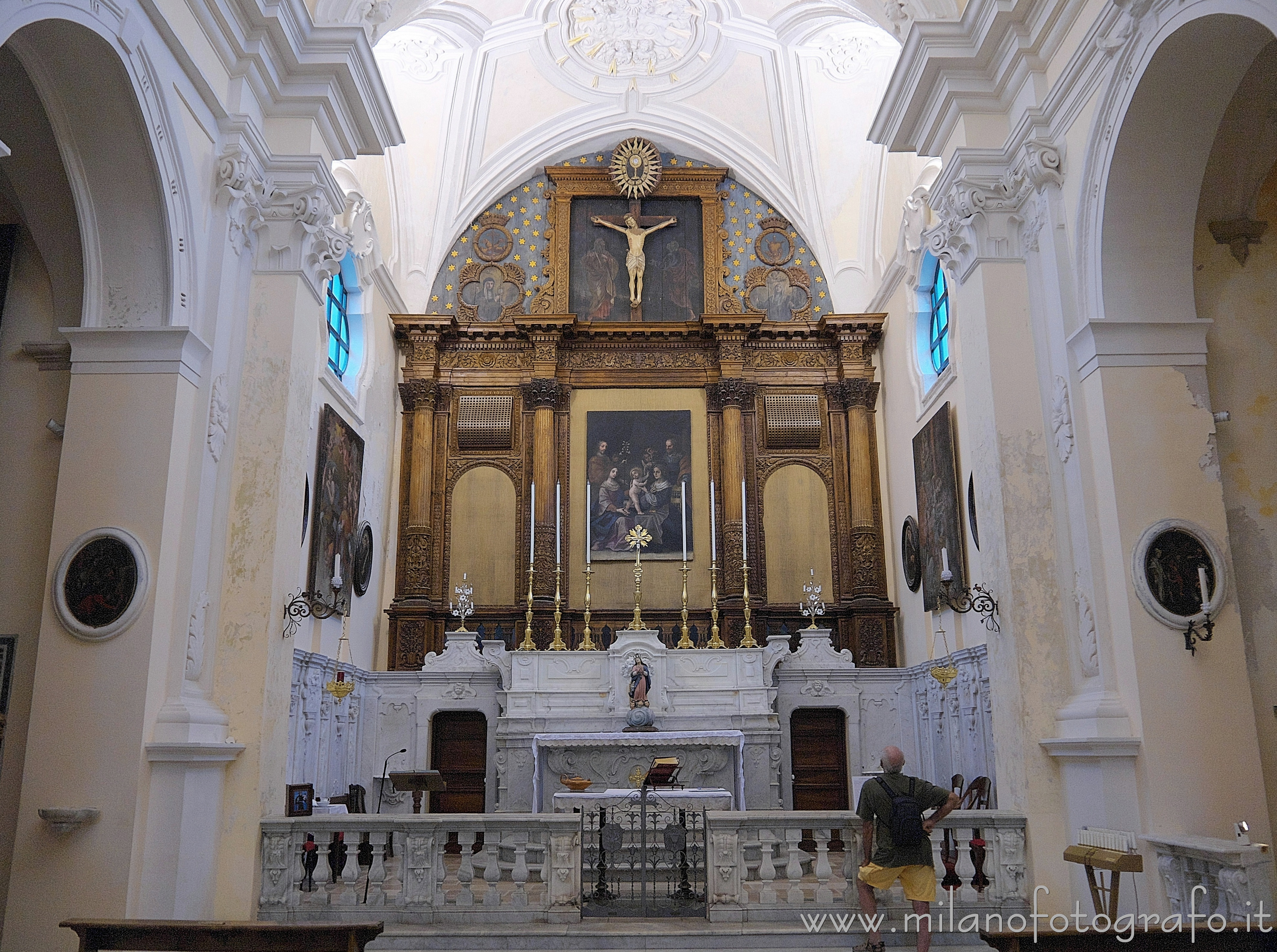 Gallipoli (Lecce, Italy): Apse of the Church of Saint Francis from Assisi - Gallipoli (Lecce, Italy)