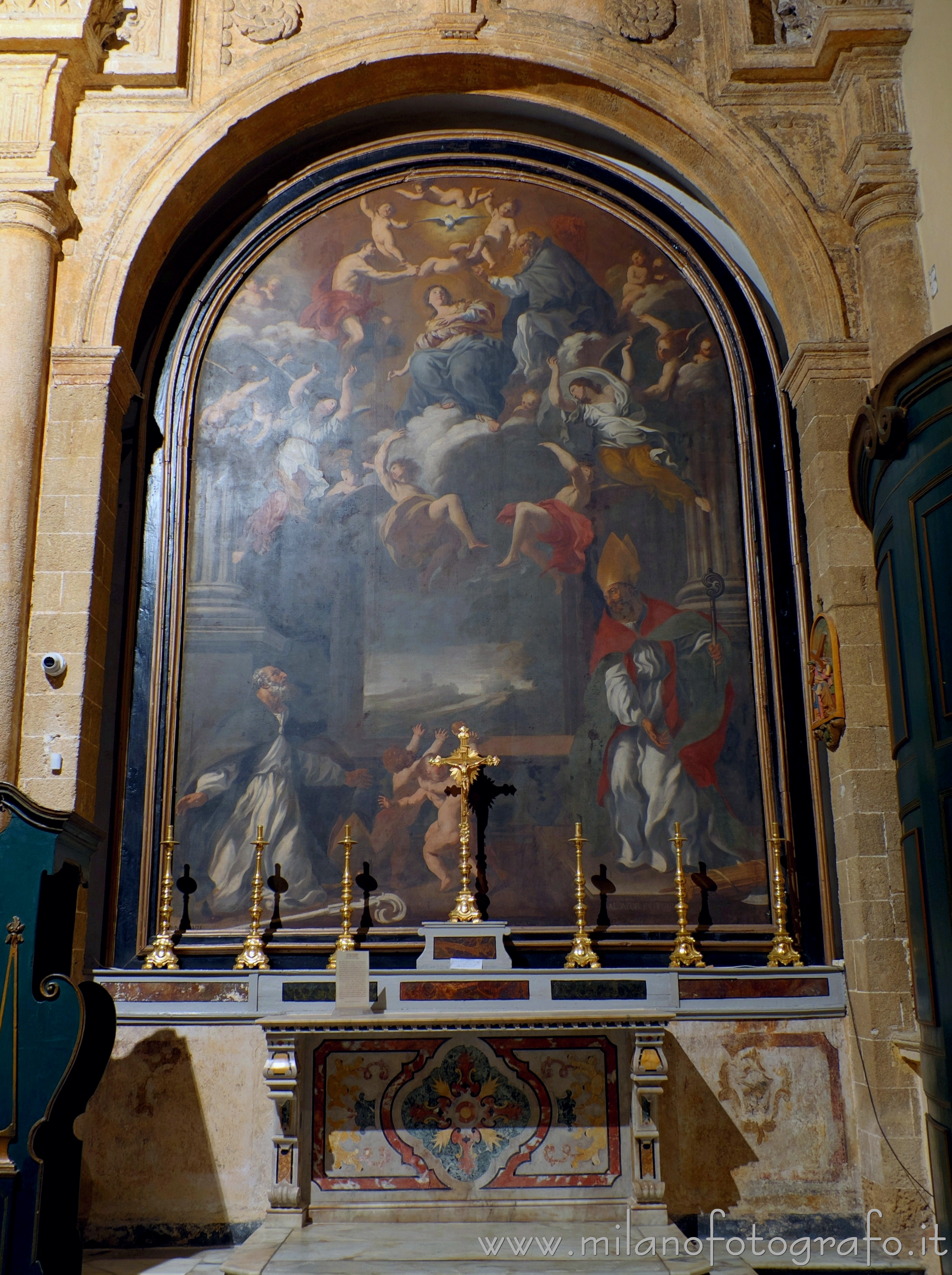 Gallipoli (Lecce, Italy): Chapel of the Crowned Virgin and of the Saints Oronzo and Nicholas in the Cathedral - Gallipoli (Lecce, Italy)