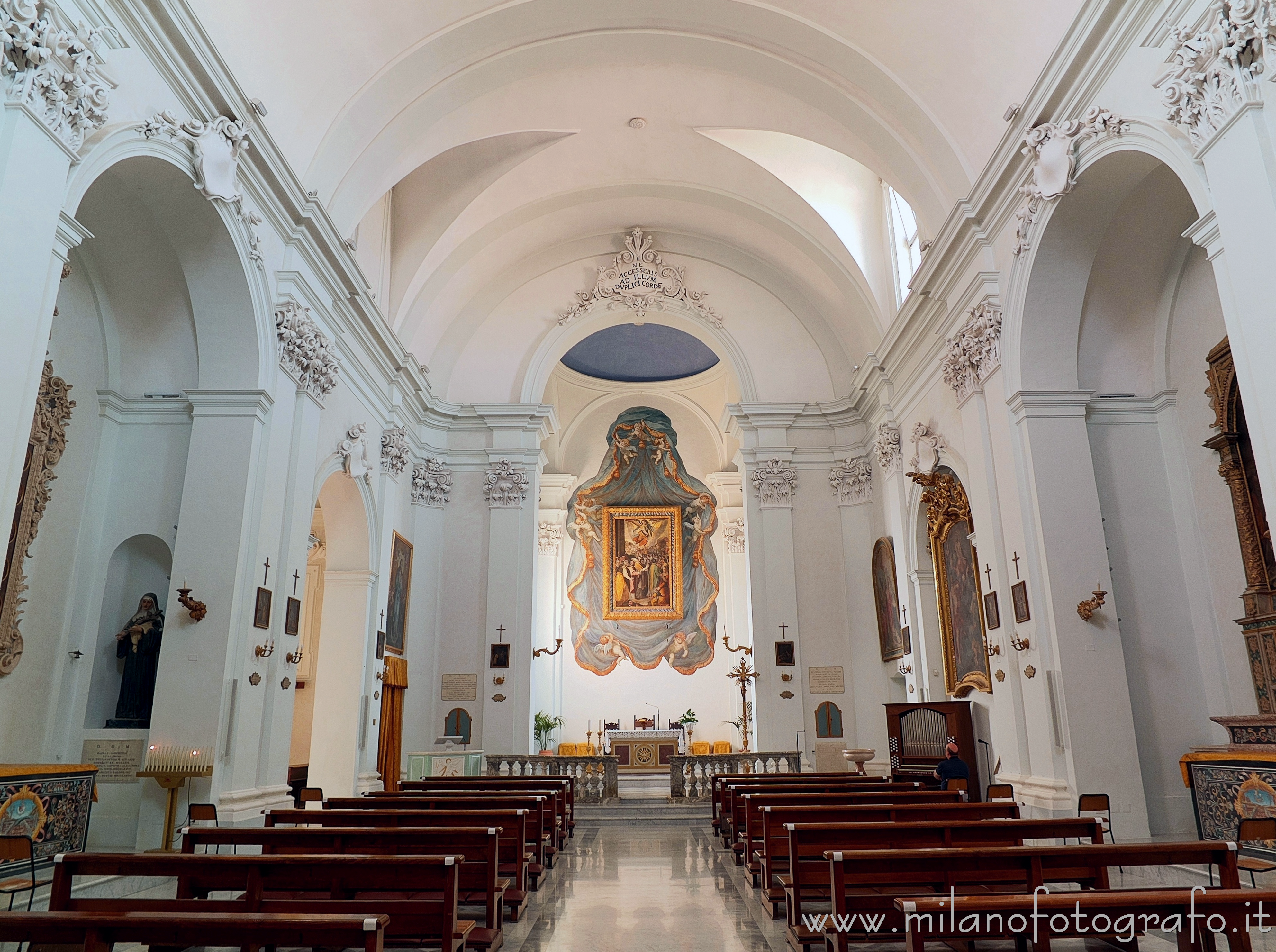 Mondaino (Rimini, Italy): Interior of the Church of Archangel Michael - Mondaino (Rimini, Italy)
