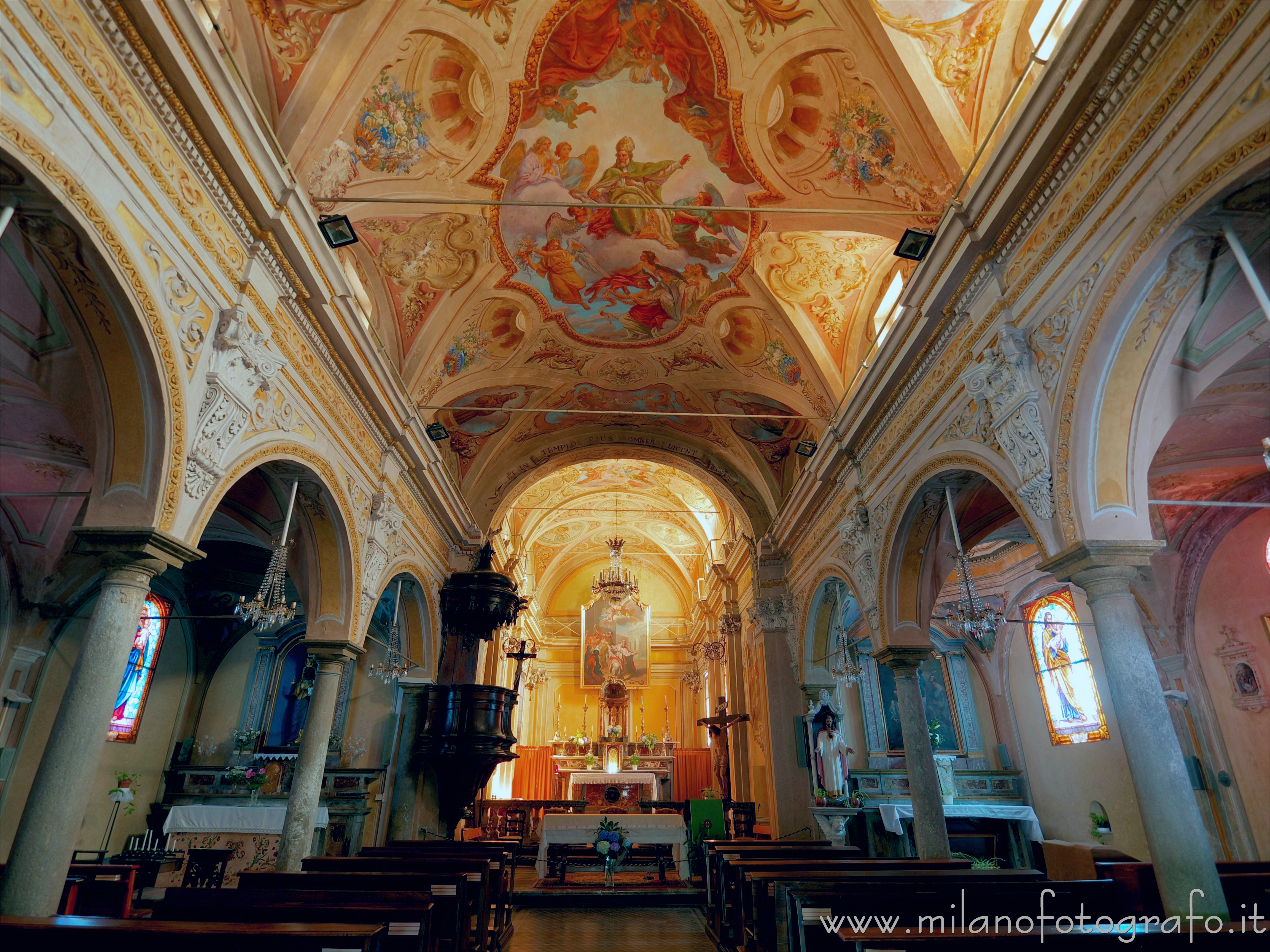 Muzzano (Biella): Interno della Chiesa di Sant'Eusebio - Muzzano (Biella)
