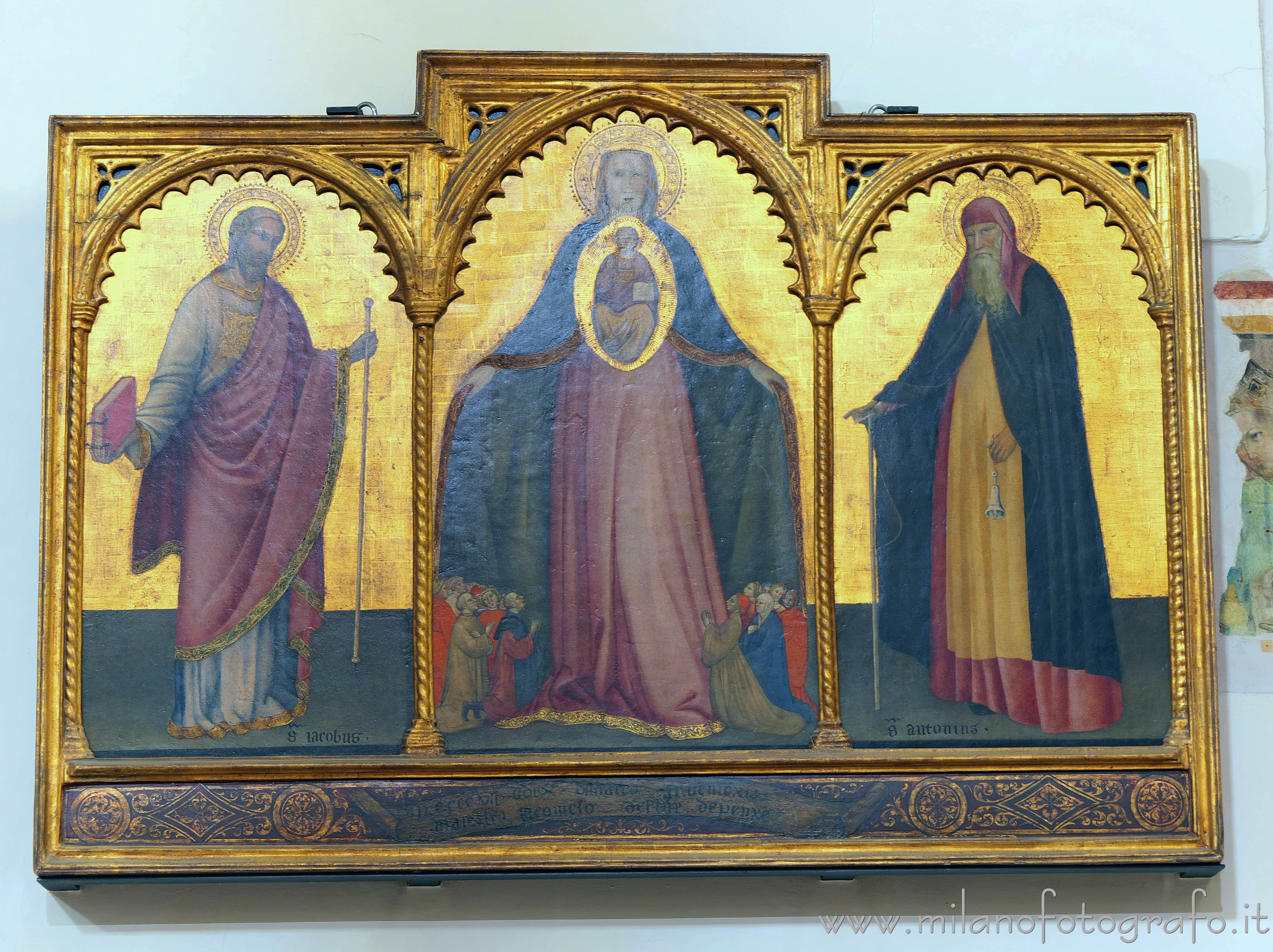 Pesaro (Pesaro e Urbino, Italy): Triptych of Our Lady of Mercy in the Sanctuary of Our Lady of Grace - Pesaro (Pesaro e Urbino, Italy)