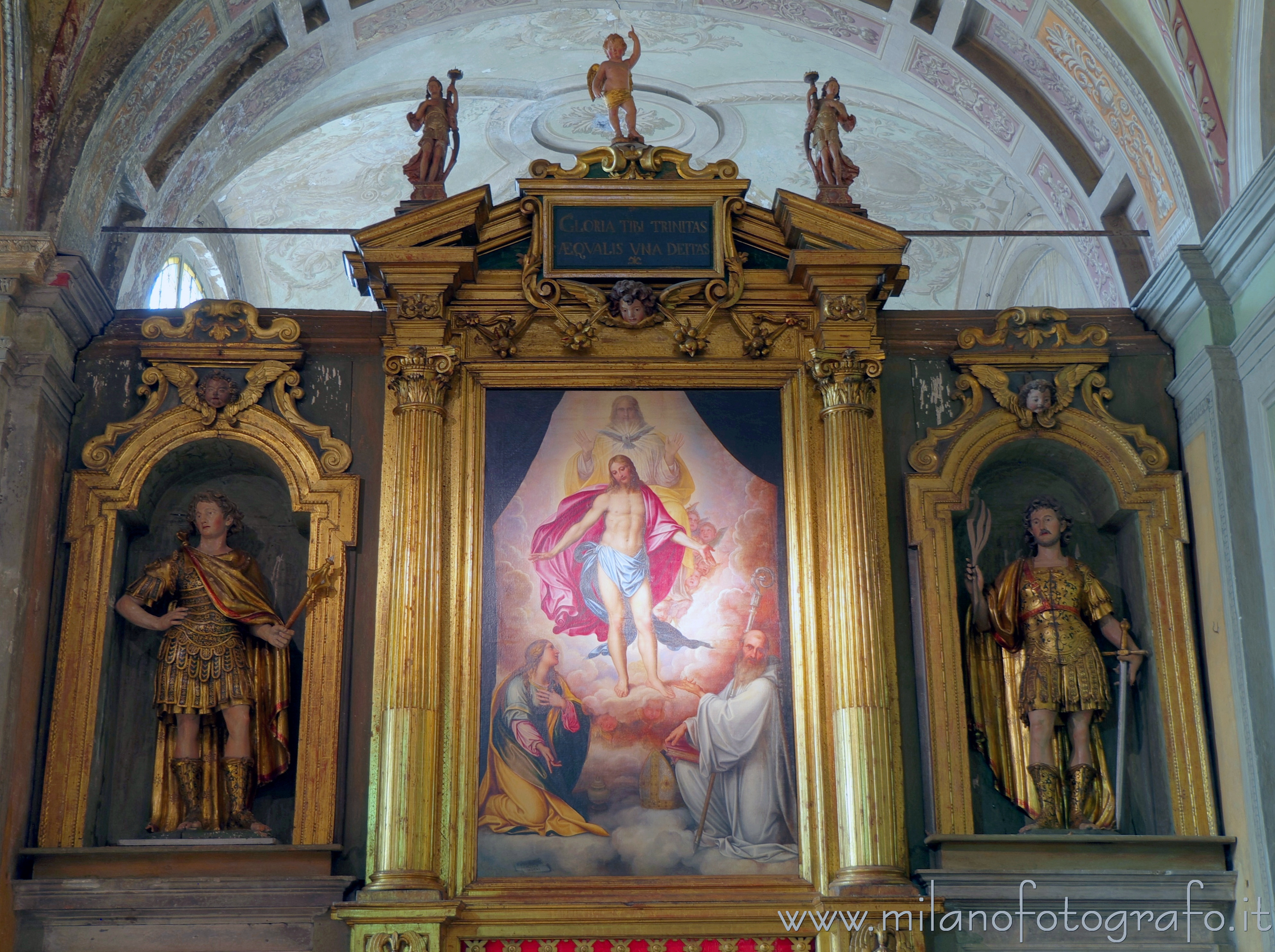 Romano di Lombardia (Bergamo, Italy): Trinity of Enea Salmeggia in the Basilica of San Defendente - Romano di Lombardia (Bergamo, Italy)
