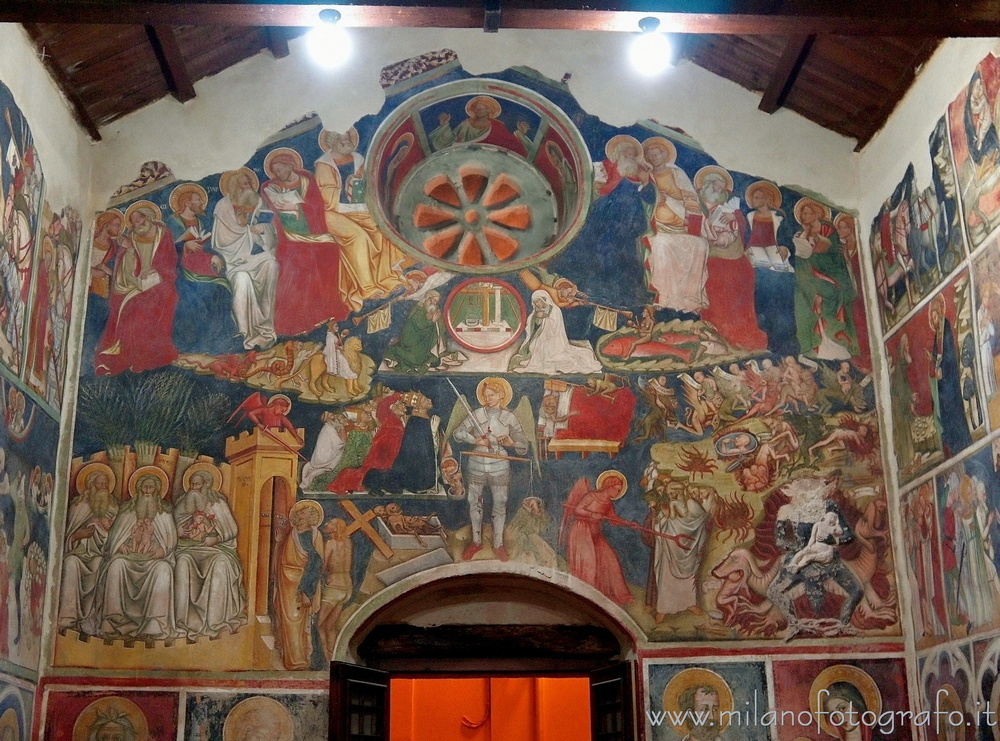 Soleto (Lecce, Italy): Fresco of the Last Judgment on the counter-façade of the Church of Santo Stefano - Soleto (Lecce, Italy)