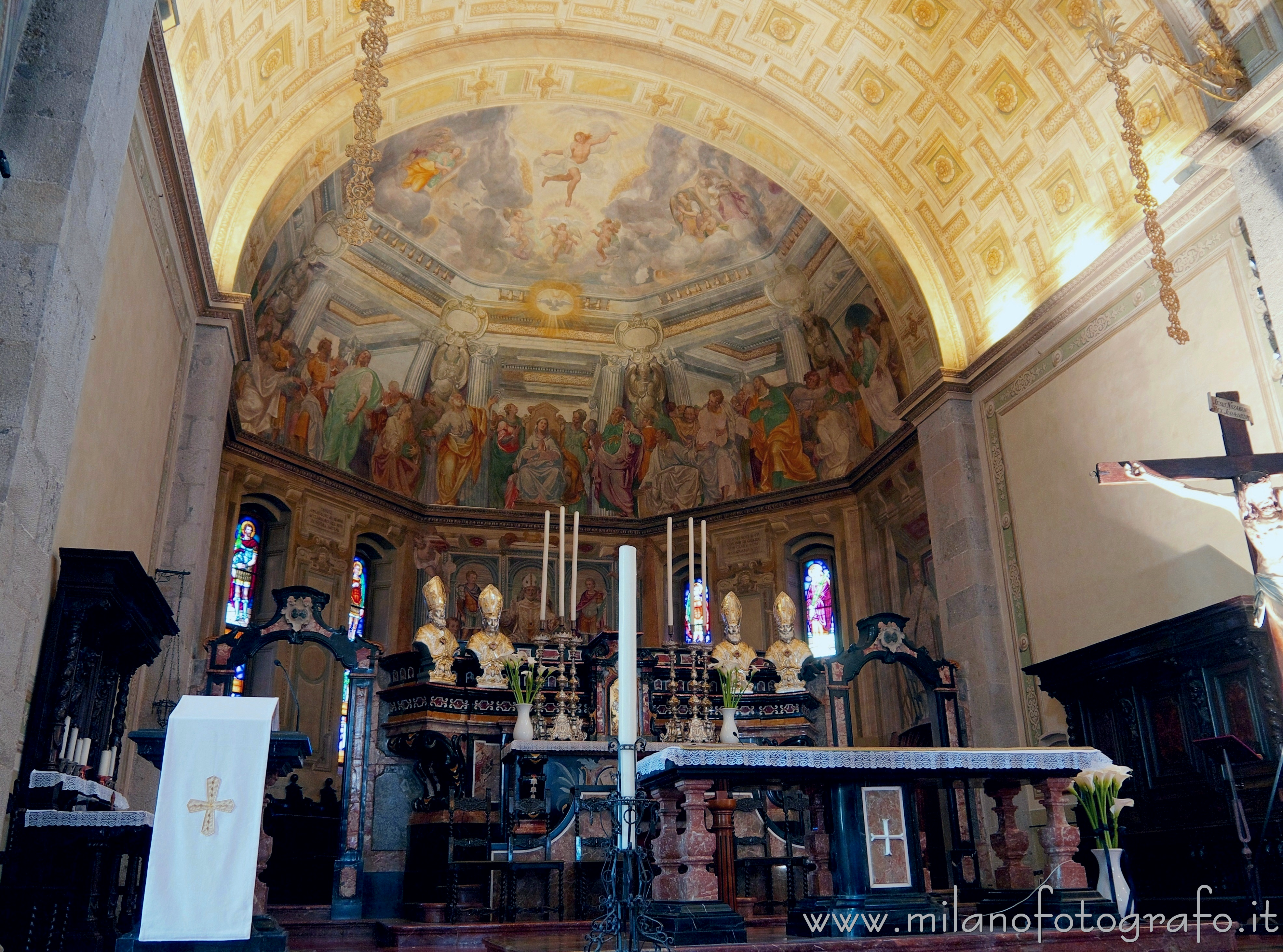 Trezzo sull'Adda (Milan, Italy): Presbytery of Church of Saints Gervasius and Protasius - Trezzo sull'Adda (Milan, Italy)