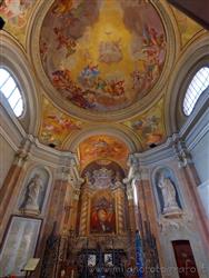 Places  of historical value  of artistic value around Milan (Italy): Civic temple of Sant'Anna - Church of the Blessed Virgin of Graces